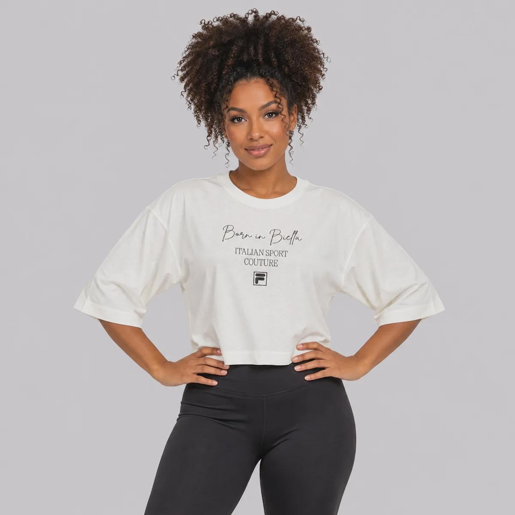 Imagem 1 do produto Camiseta Fila Cropped Sport Couture Graphic Feminina