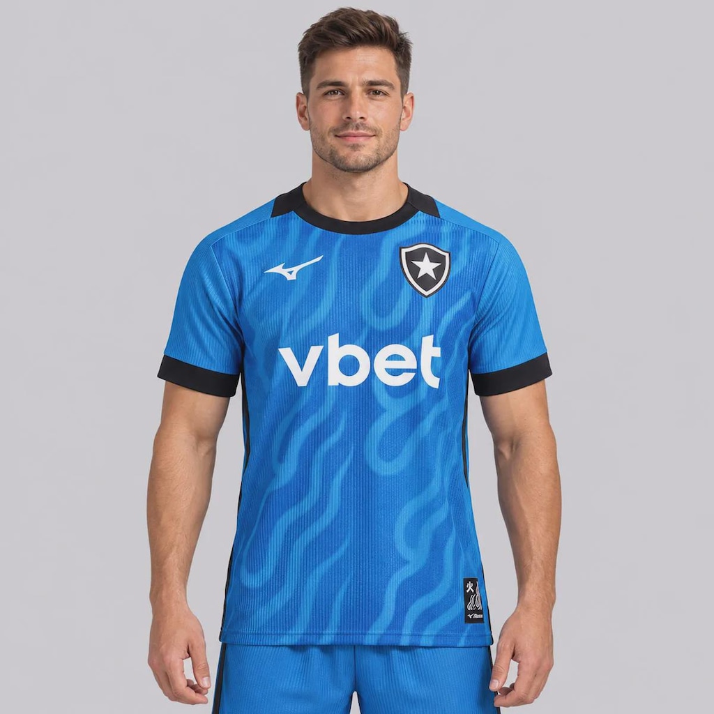 Imagem 1 do produto Camisa do Botafogo Goleiro II 26/27 Mizuno Masculina