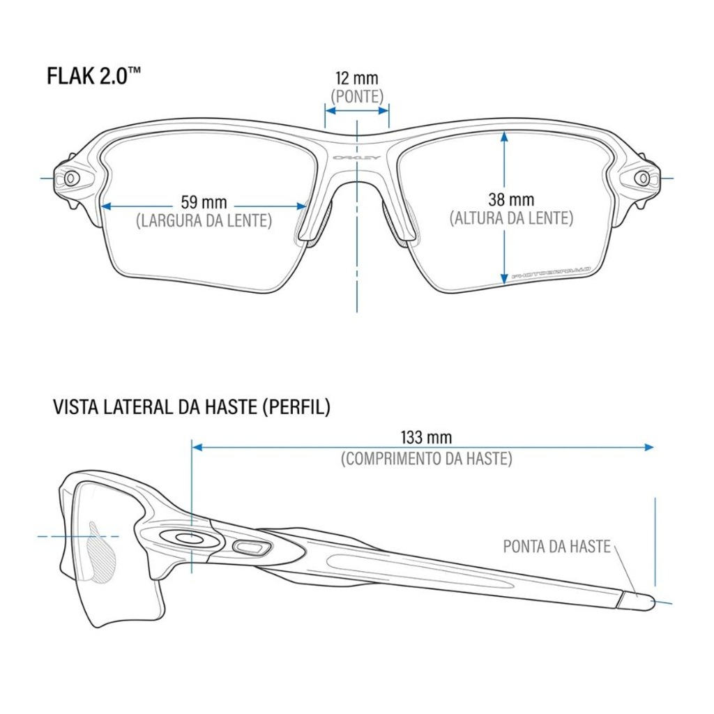 Imagem 5 do produto Óculos de Sol Oakley Flak 2.0 XL Unissex