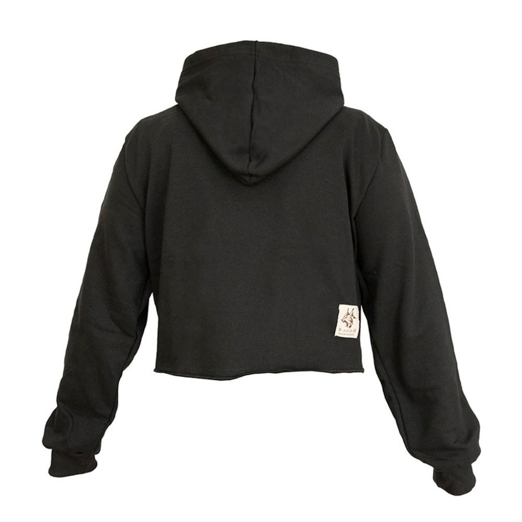 Imagem 2 do produto Cropped Moletom Estampa Skate Club Capuz Inverno Feminino