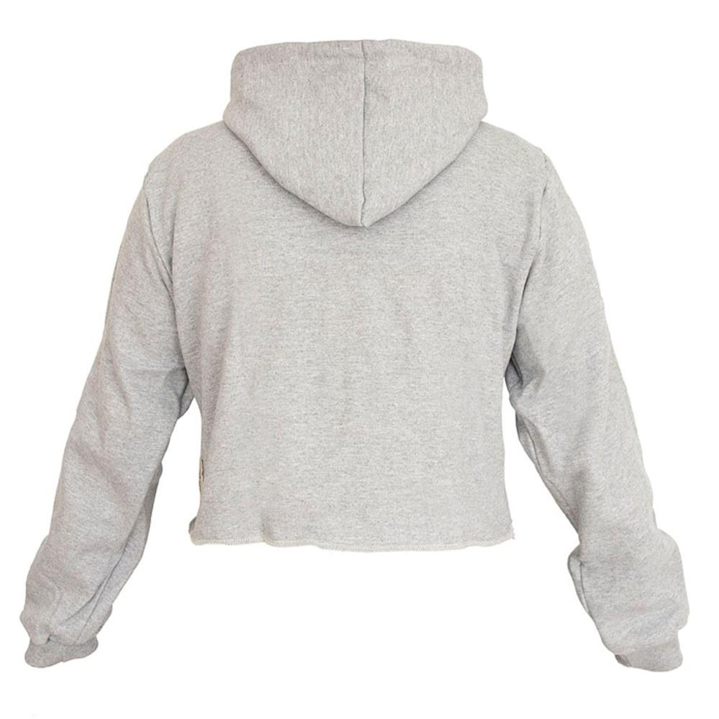 Imagem 2 do produto Cropped Feminino Moletom Estampa Skate California Capuz Moda
