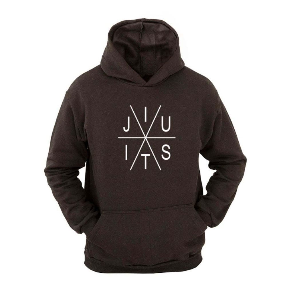 Imagem 3 do produto KIT 2 Moletom Ragor Algodão Luta Jiu Jitsu Blusa Frio Masculino