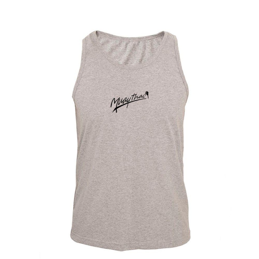 Imagem 1 do produto Camiseta Regata Masculina Algodão Muay Thay 7 Básica