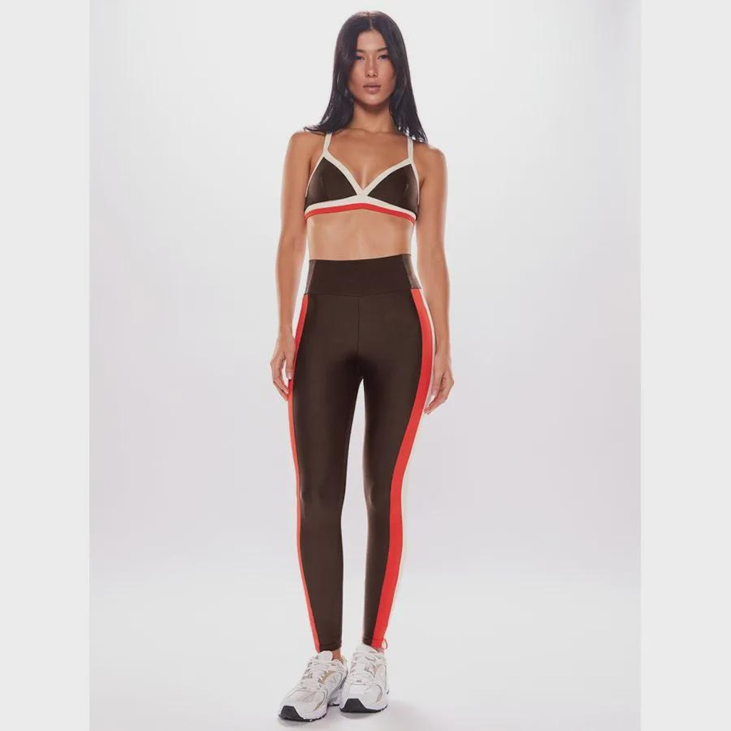Imagem 1 do produto Top Alça Cruzada BODYFORSURE Liso Oasis - Feminino