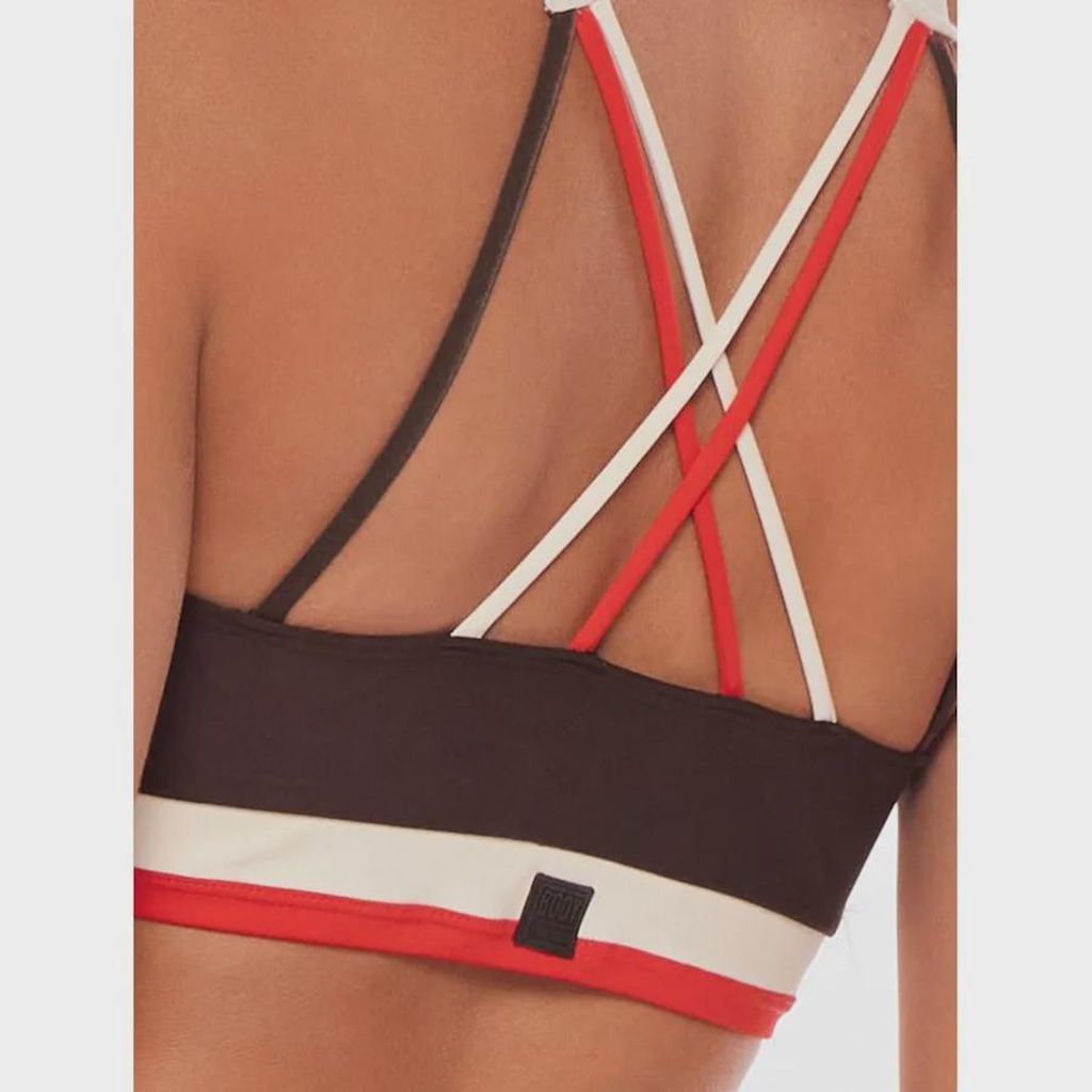 Imagem 5 do produto Top Alça Cruzada BODYFORSURE Liso Oasis - Feminino
