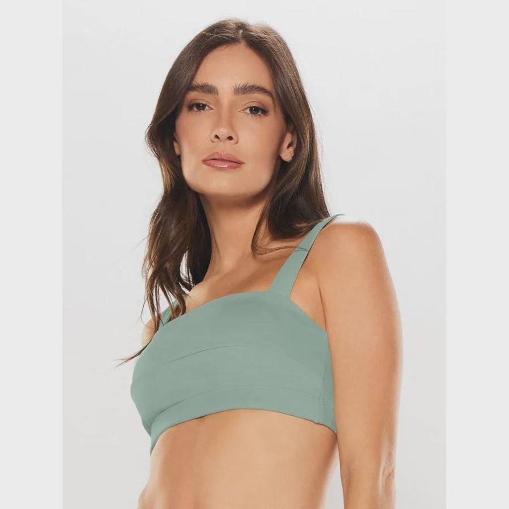Imagem 2 do produto Top Alça Reta BODYFORSURE Liso Move Colors - Feminino