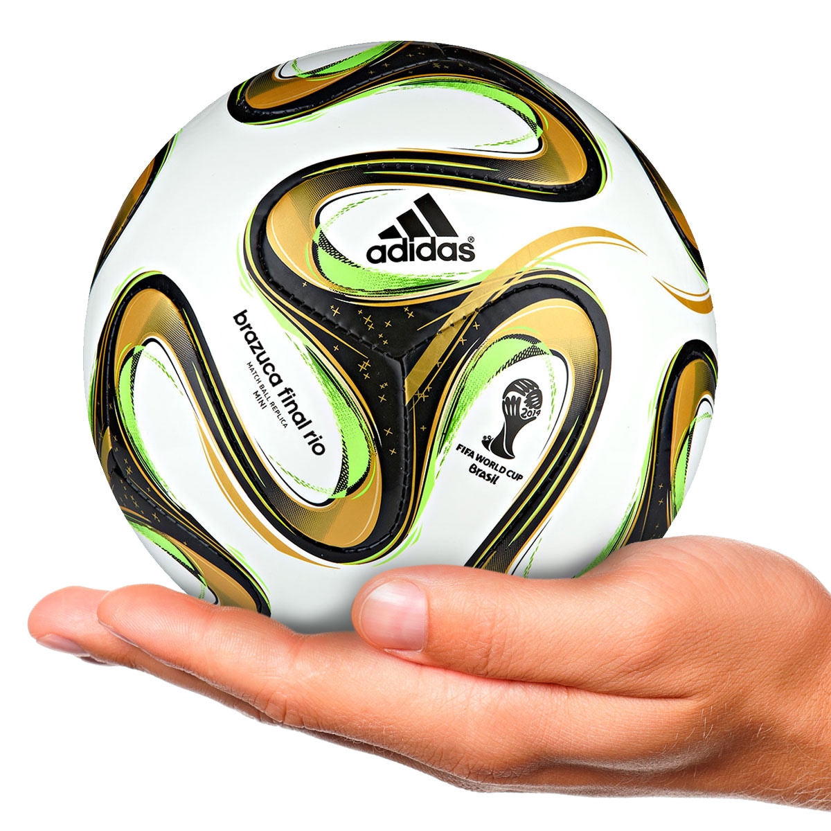 Minibola Brazuca Glider Final Rio Copa do Mundo da FIFA 2014