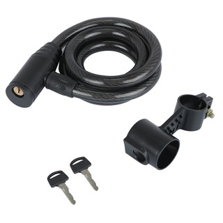 Cadeado Para Bicicleta - Segurança E Proteção - Cor Cinza