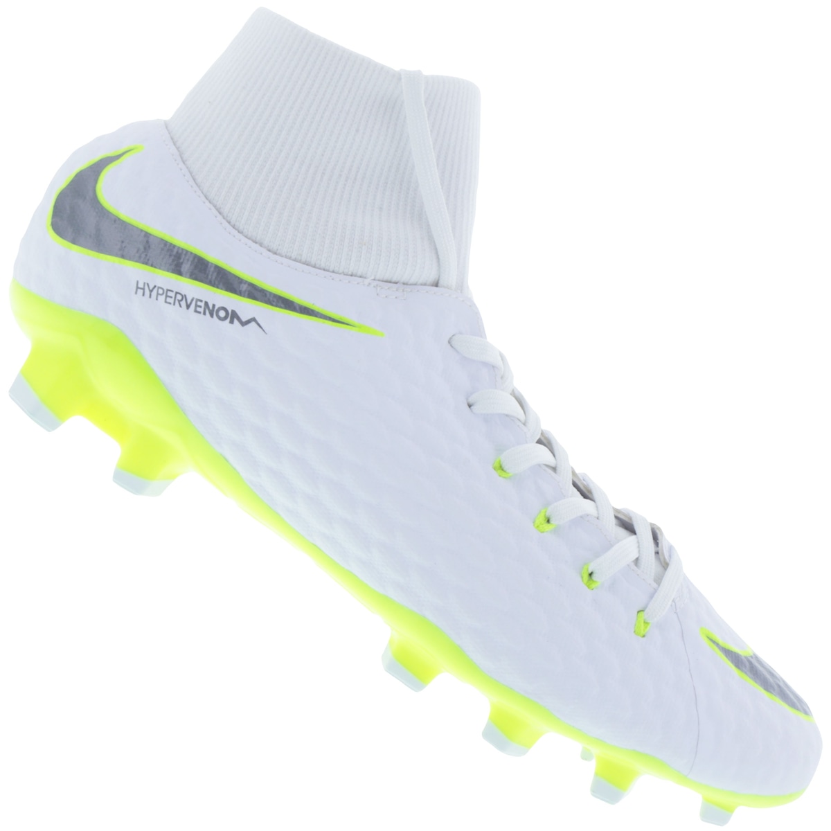 Chuteira de Campo Nike Hypervenom Phantom 3 Academy DF FG - Adulto
