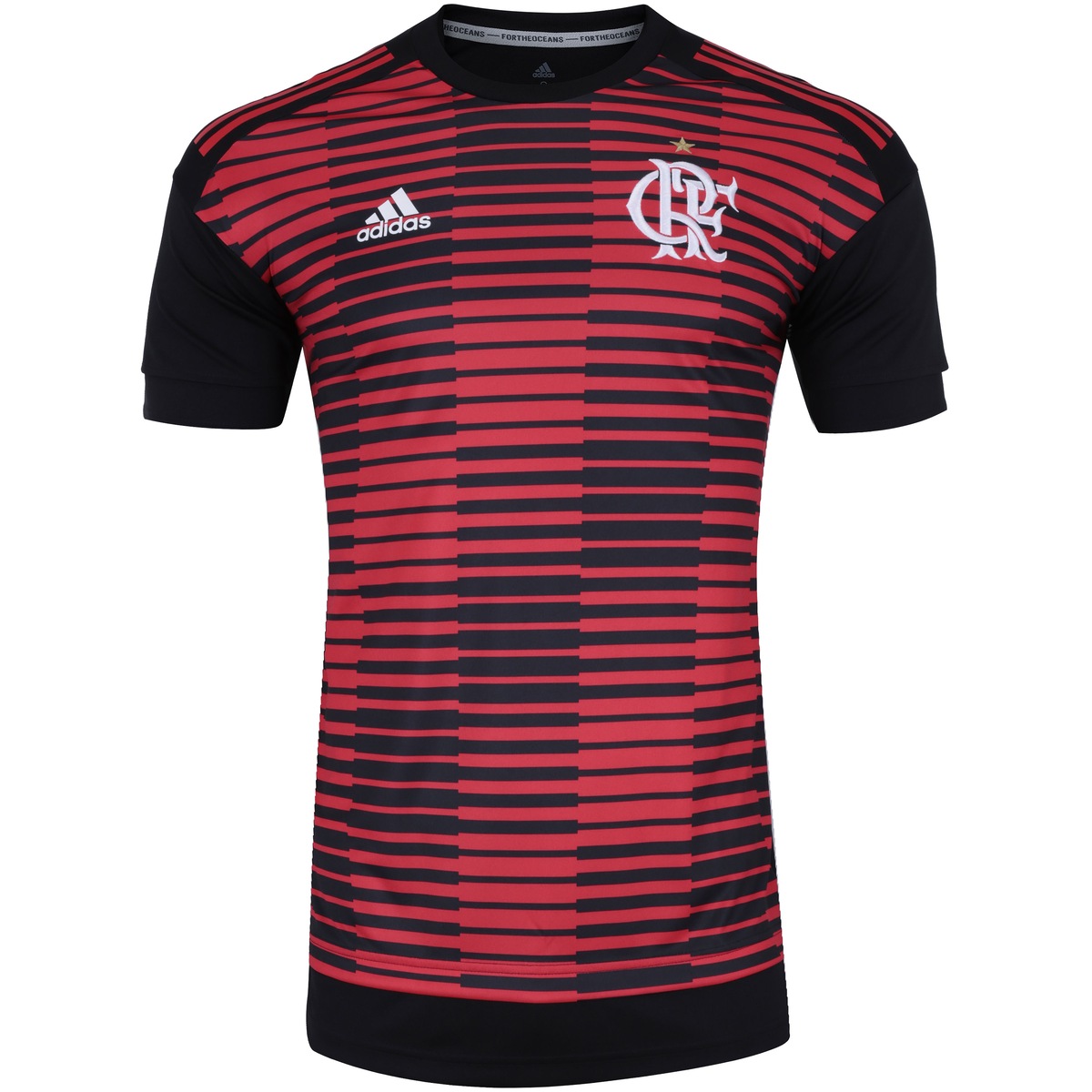 Camisa Pré-Jogo do Flamengo 2018 Longline adidas - Masculina