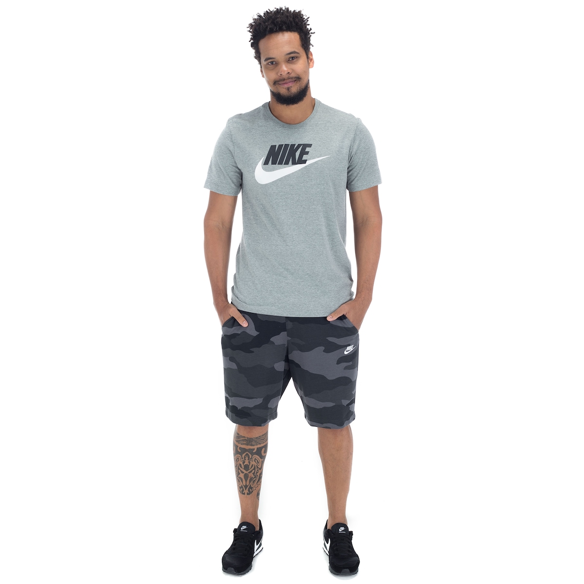 Nike Dri Fit Masculino Nike Cinza Shorts Nike Moletom Bermuda De