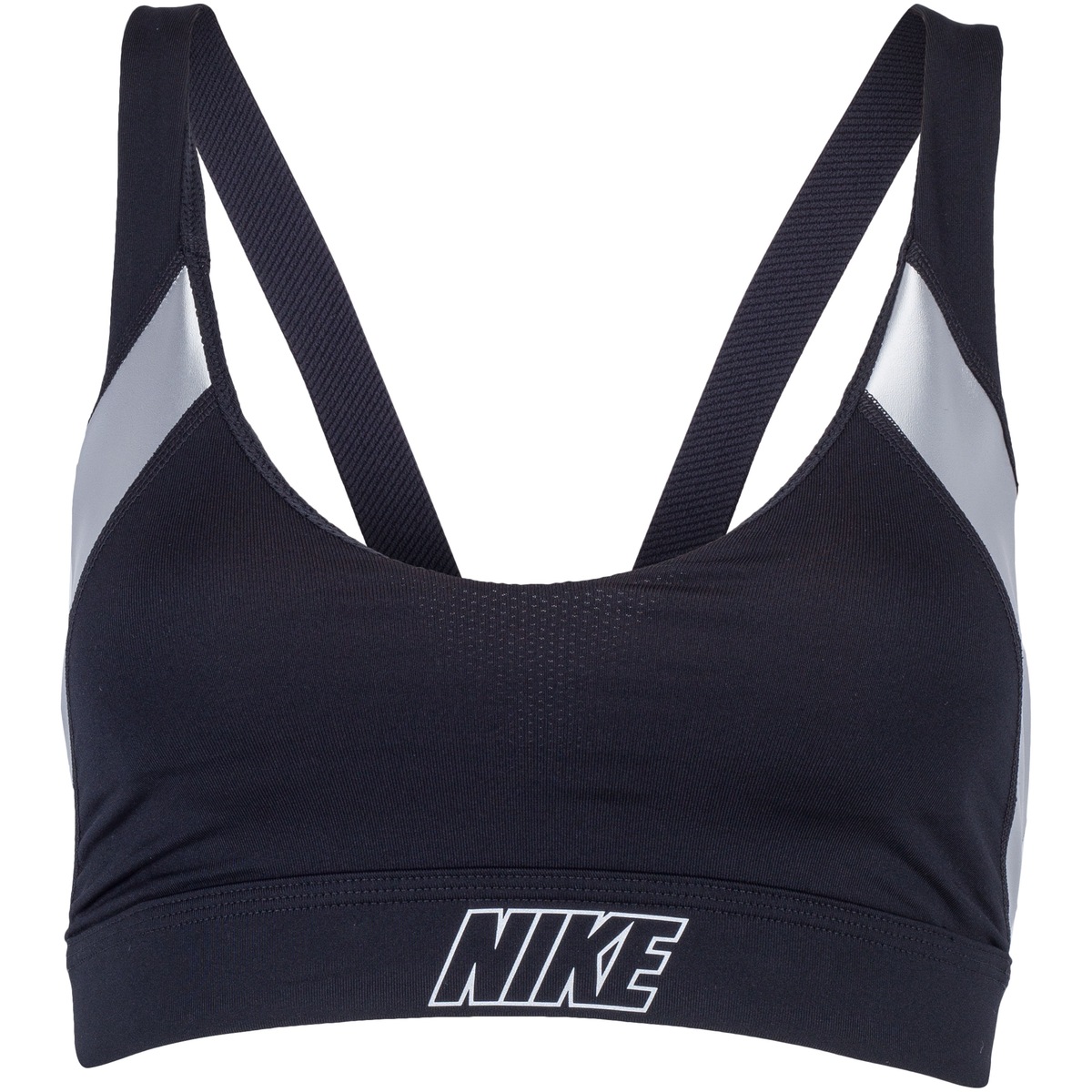 indy metallic logo bra
