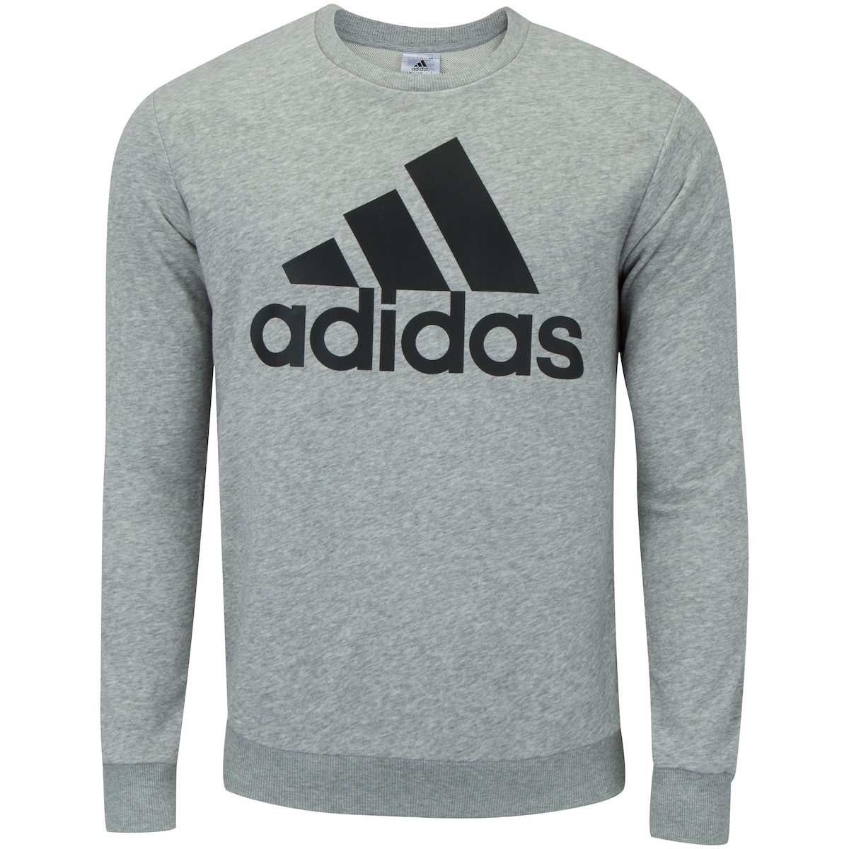 Blusão de Moletom sem Capuz adidas Essentials Logo Masculino