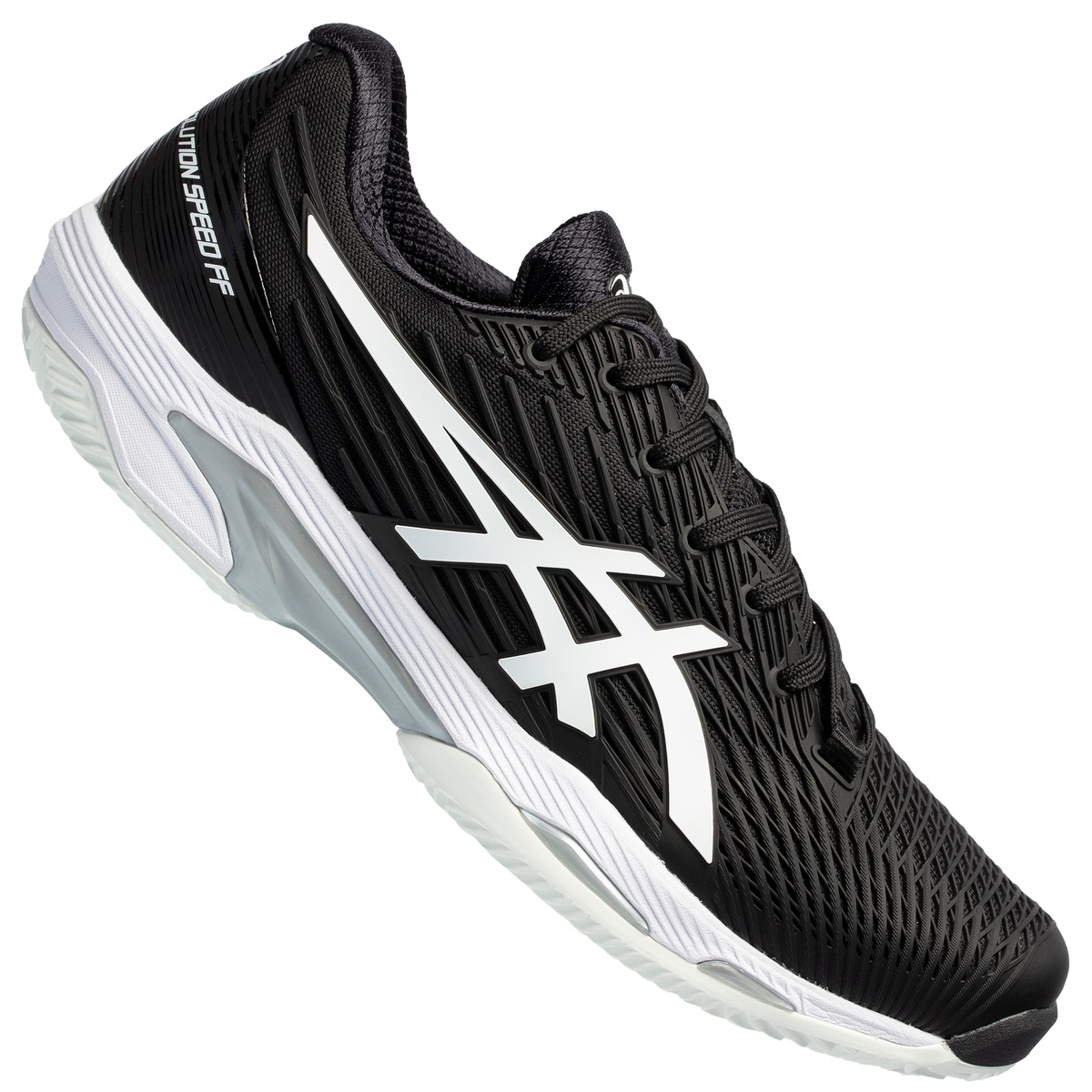 未使用品　asics SOLUTION SPEED FF2 OC 27cm Tênis Asics Solution Speed FF 2 Azul e Limão