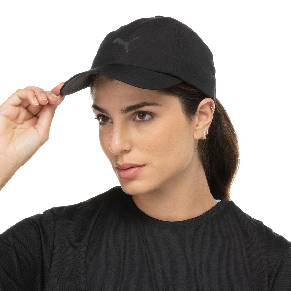 mammy様 Boné Puma Aba Curva Strapback Running Ponytail - Adulto