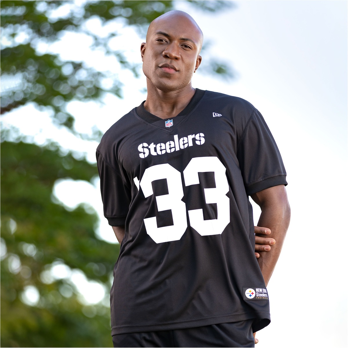 Camiseta do Pittsburgh Steelers NFL New Era Unissex Jersey Core