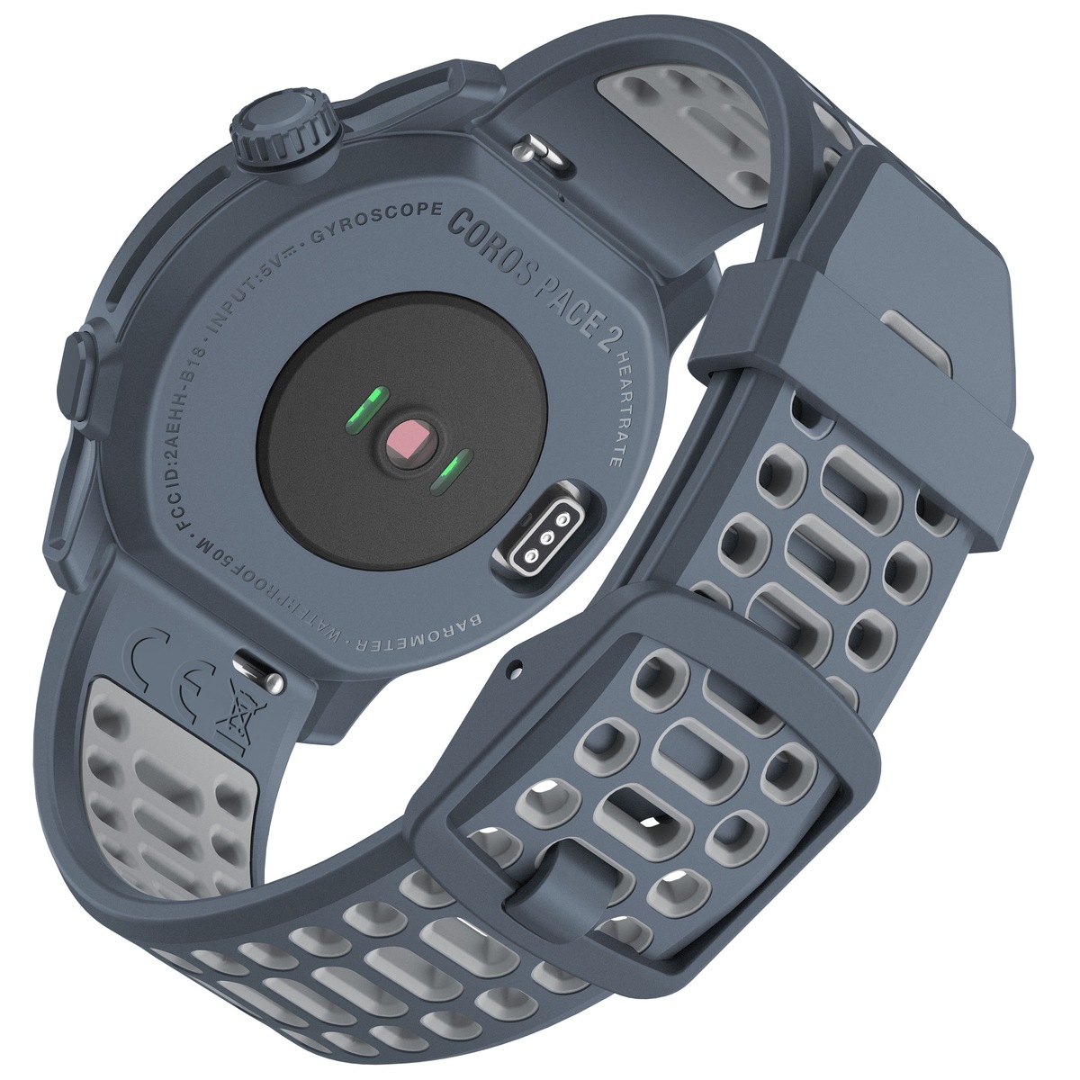 Relógio Monitor Cardíaco Coros Pace 2 Silicone Premium Sport com