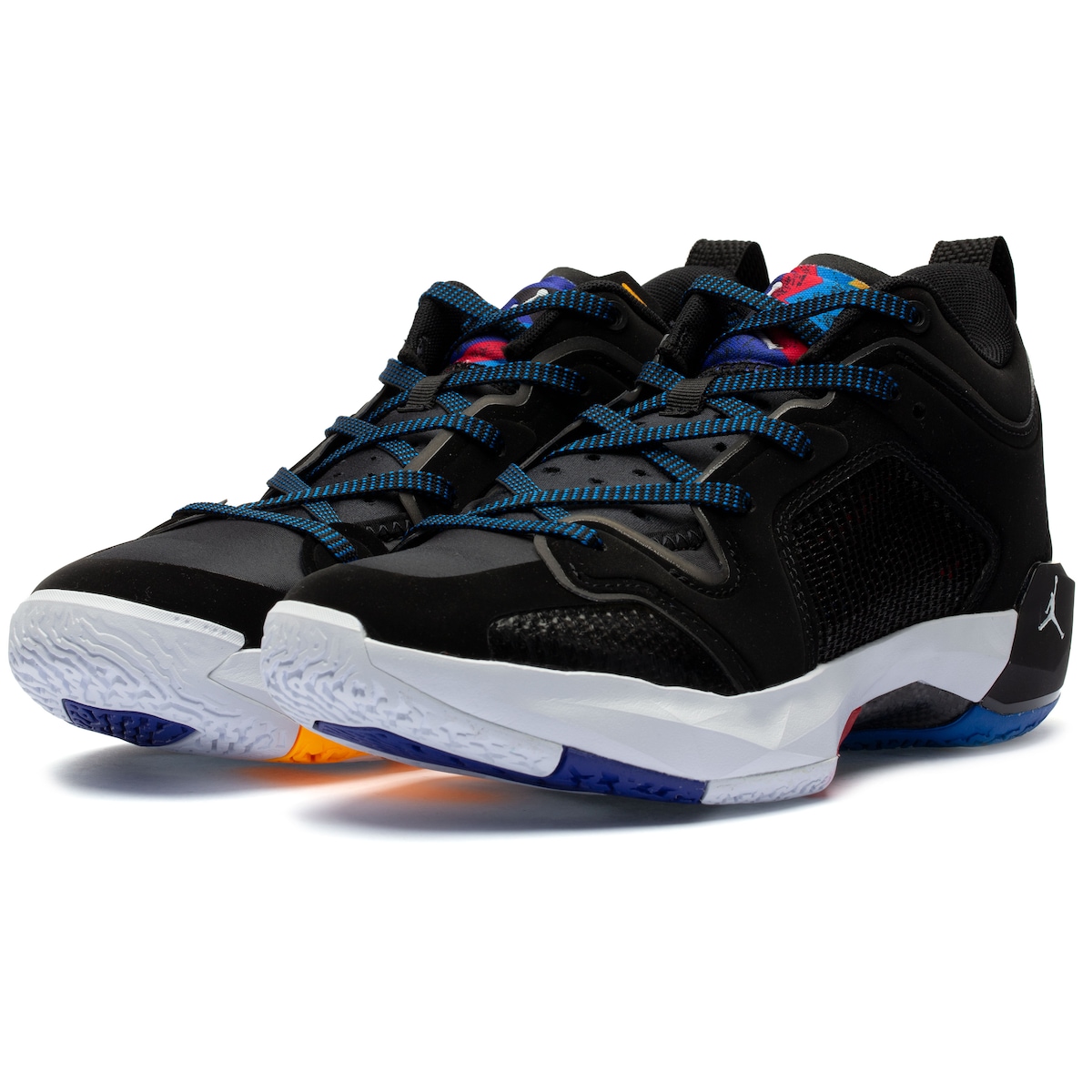 エアジョーダン XXXVII LOW PF ブラック/マルチカラー JORDAN BRAND AIR JORDAN XXXVII LOW PF BLACK/WHITE-UNIVERSITY