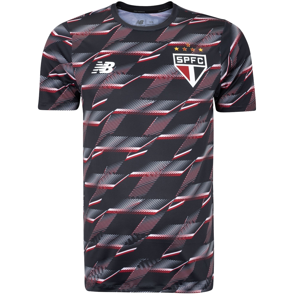 Camisa Pré Jogo do São Paulo 24 New Balance Masculina - Video 1