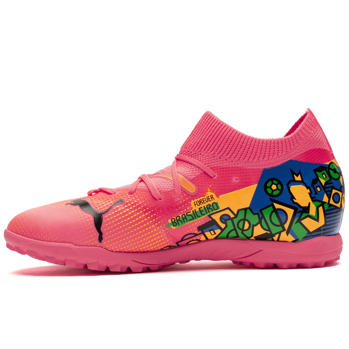 Chuteira Puma Future Z Neymar Jr Chuteira Futsal Rosa Infantil Chuteira  Puma Future Match Neymar Jr NJR TT BDP Society Coral Coral