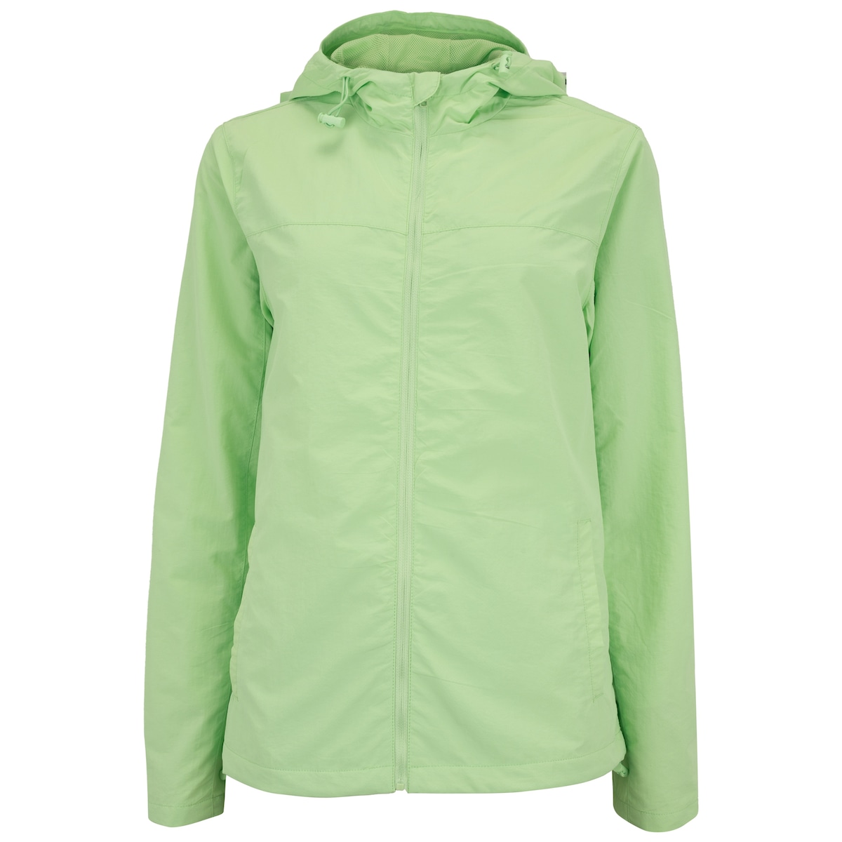 Jaqueta Corta-Vento Feminina Oxer com Capuz Bloqui em Promoção