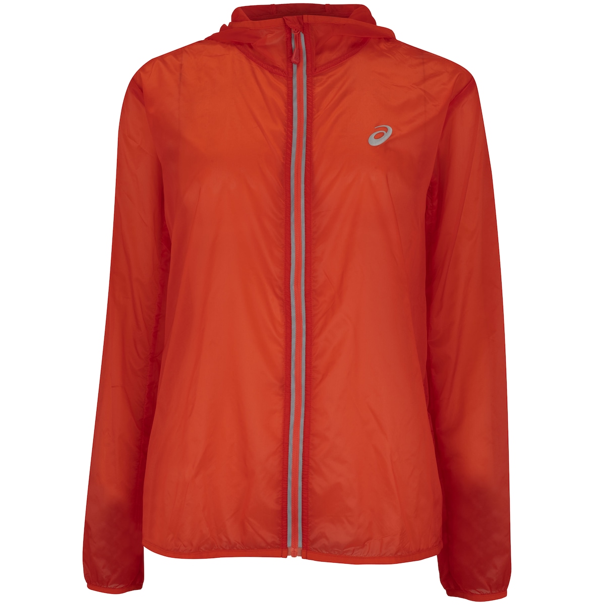 Jaqueta Corta-Vento Feminina ASICS Repelente à Água com Capuz