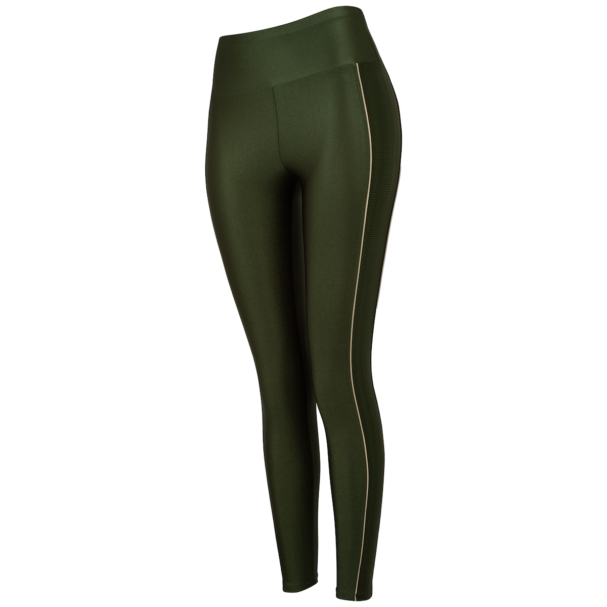 Calça Legging Feminina Oxer Zig Lateral Média Compressão Cintura