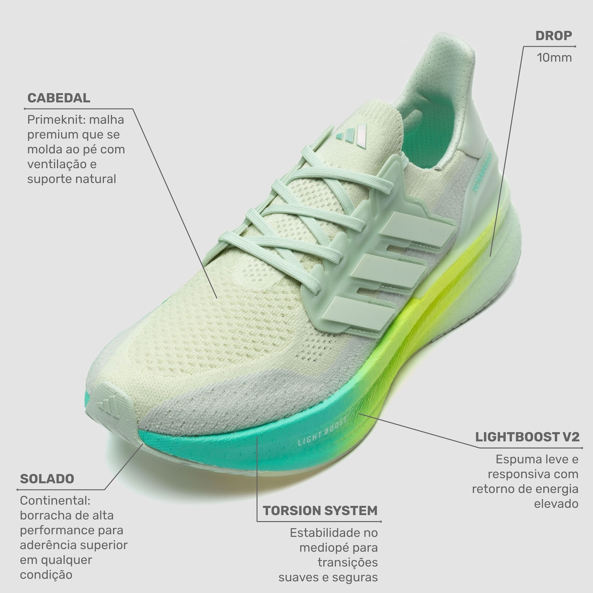 Tênis adidas Ultraboost 5 Masculino - Foto 3