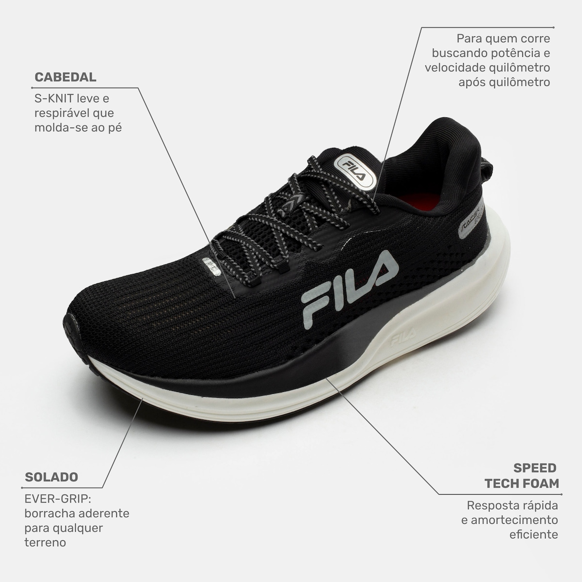 Tênis Fila Racer Speedzone Masculino - Foto 3