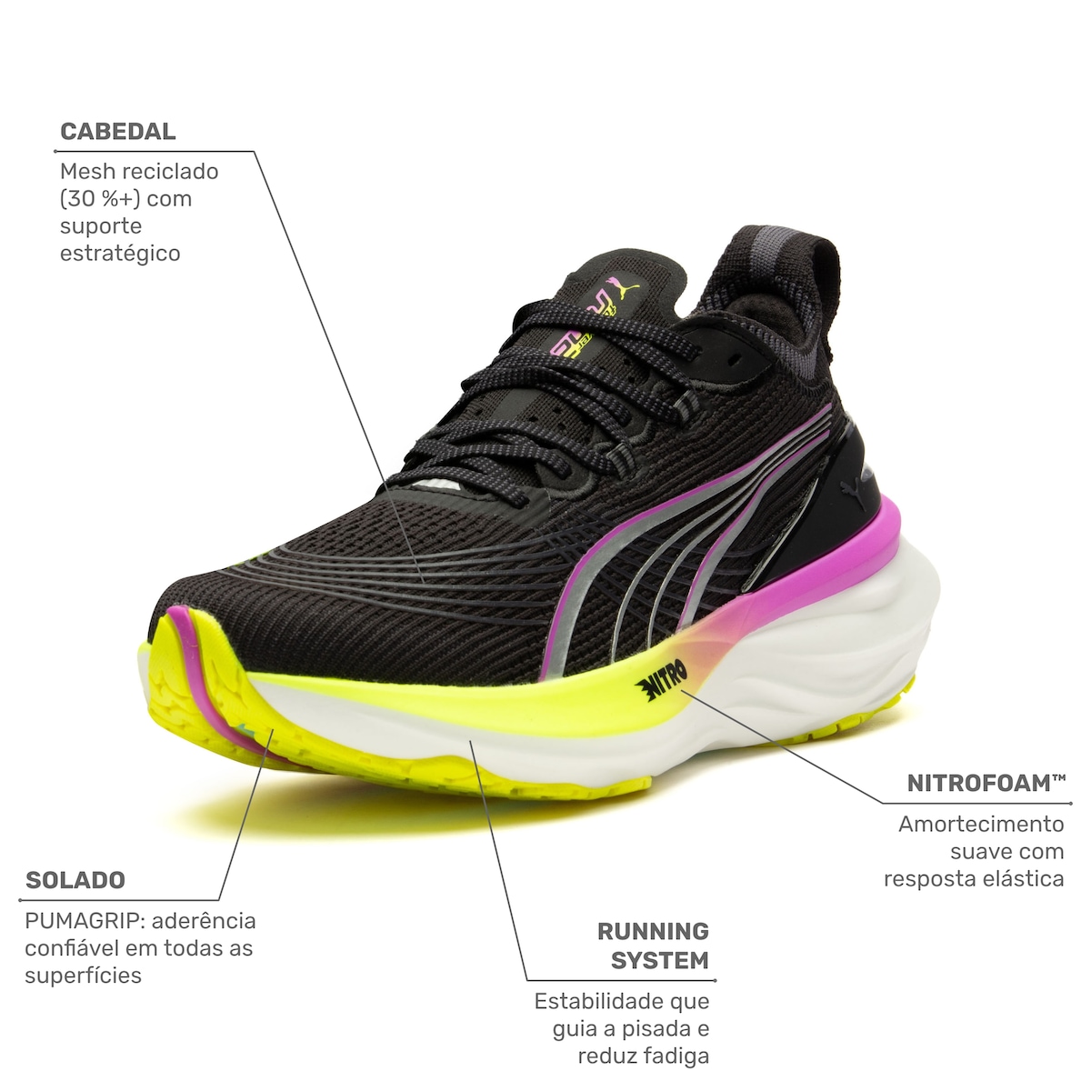 Tênis Puma ForeverRun NITRO™ 2 Feminino em Promoção | Centauro