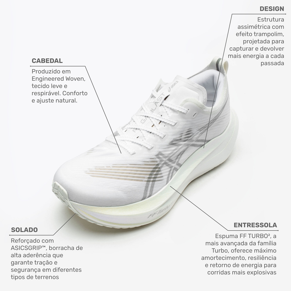 Tênis Masculino ASICS Megablast | Centauro