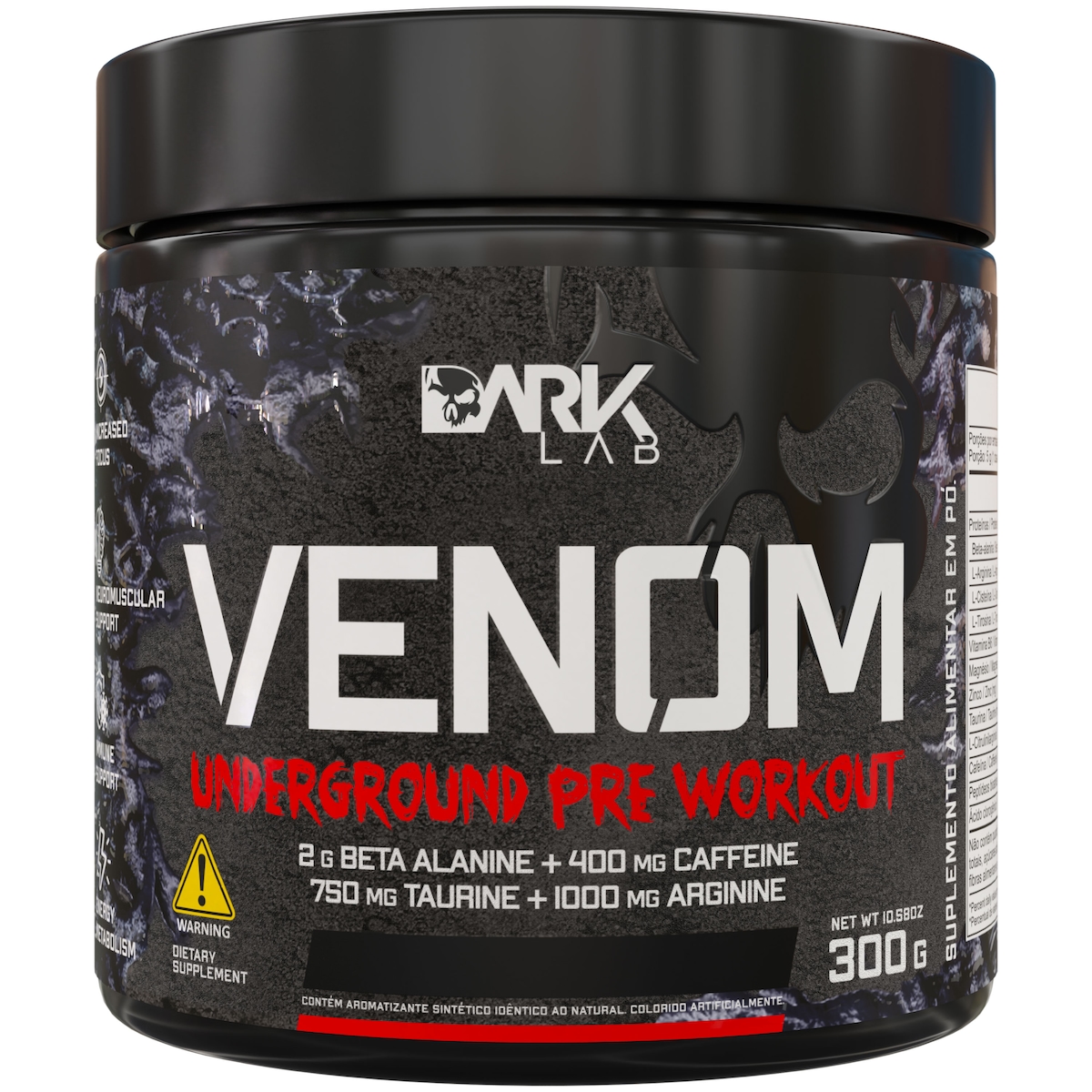 PRE TREINO DARKLAB VENOM MANGO LOKO 300G - Foto 1