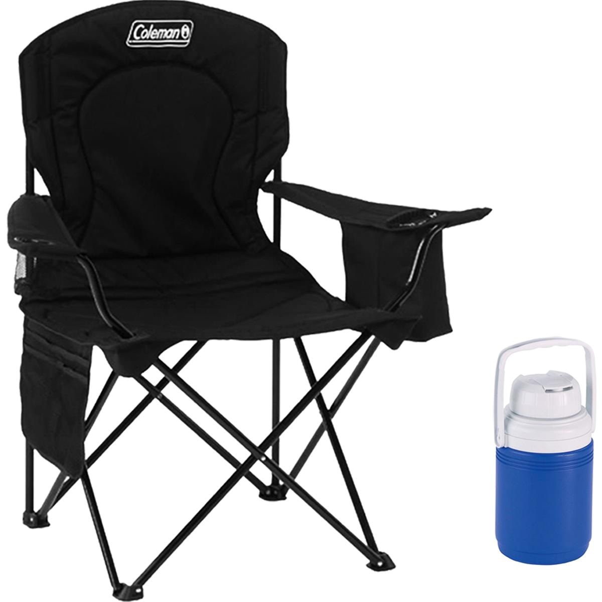 Cadeira Dobrável Coleman com Cooler Térmico e Porta Copo + Jarra
