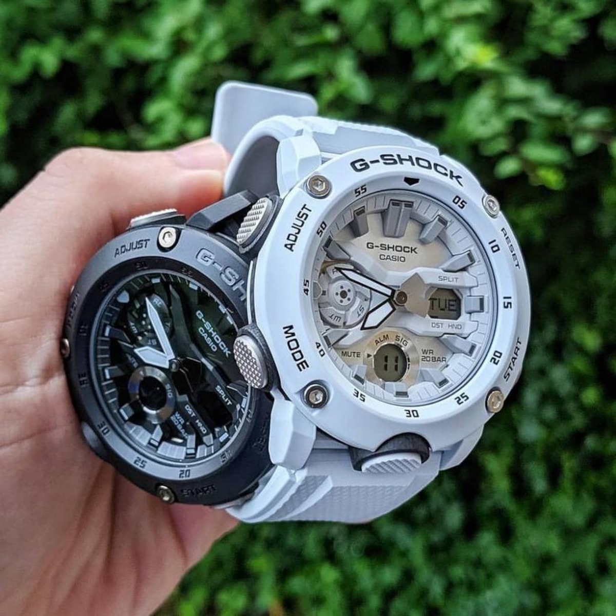 G-SHOCK GA-2000S-7AJF ホワイト Relógio Digital Analógico G-Shock GA-2000S-7ADR - Adulto | Centauro