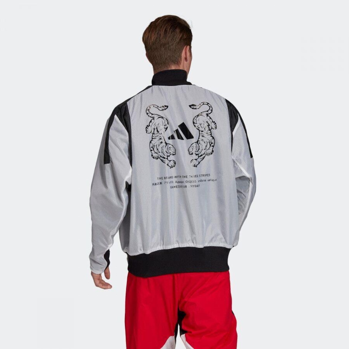 Jaqueta adidas Bomber VRCT Oversize - Masculina | Centauro
