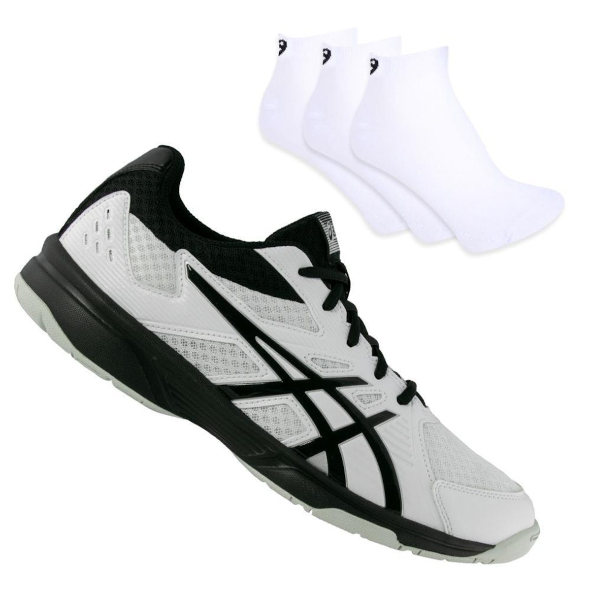 Tênis Asics Upcourt Masculino Pares de Meias Centauro - Main Image