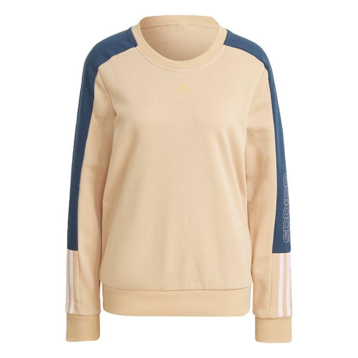 Blusão de Moletom adidas Essentials Logo Colorblock Feminino