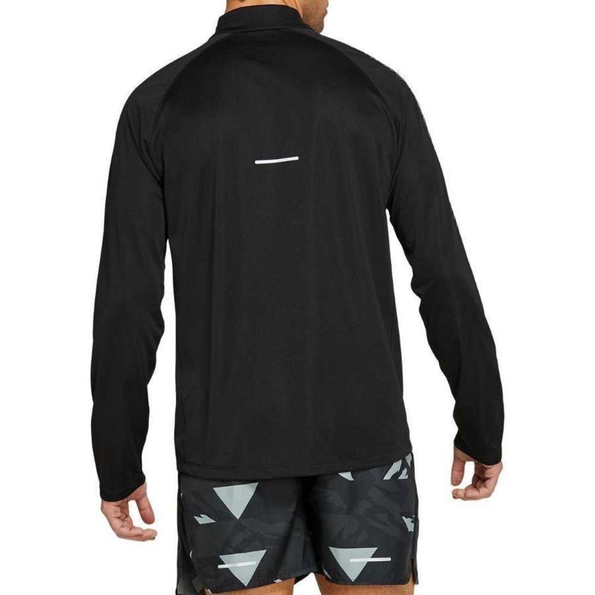 Camiseta Manga Longa Asics Icon 1/2 Zip - Masculino | Centauro