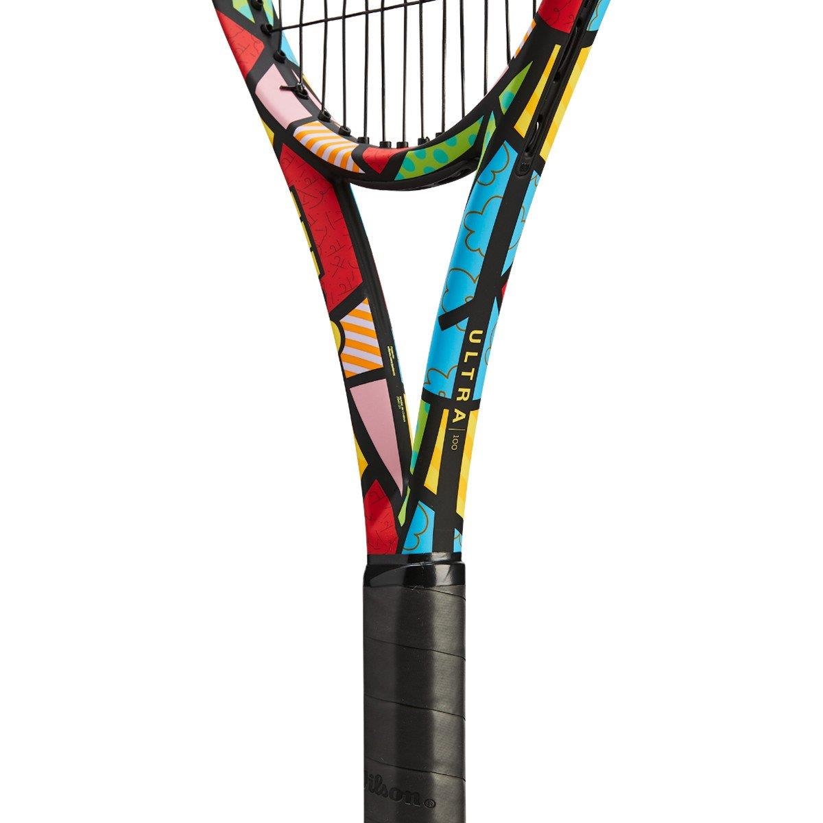 【美品】WILSON ULTRA100 romero britto SIZE2 Raquete de Tênis Wilson Ultra 100 Romero Britto v3 16x19