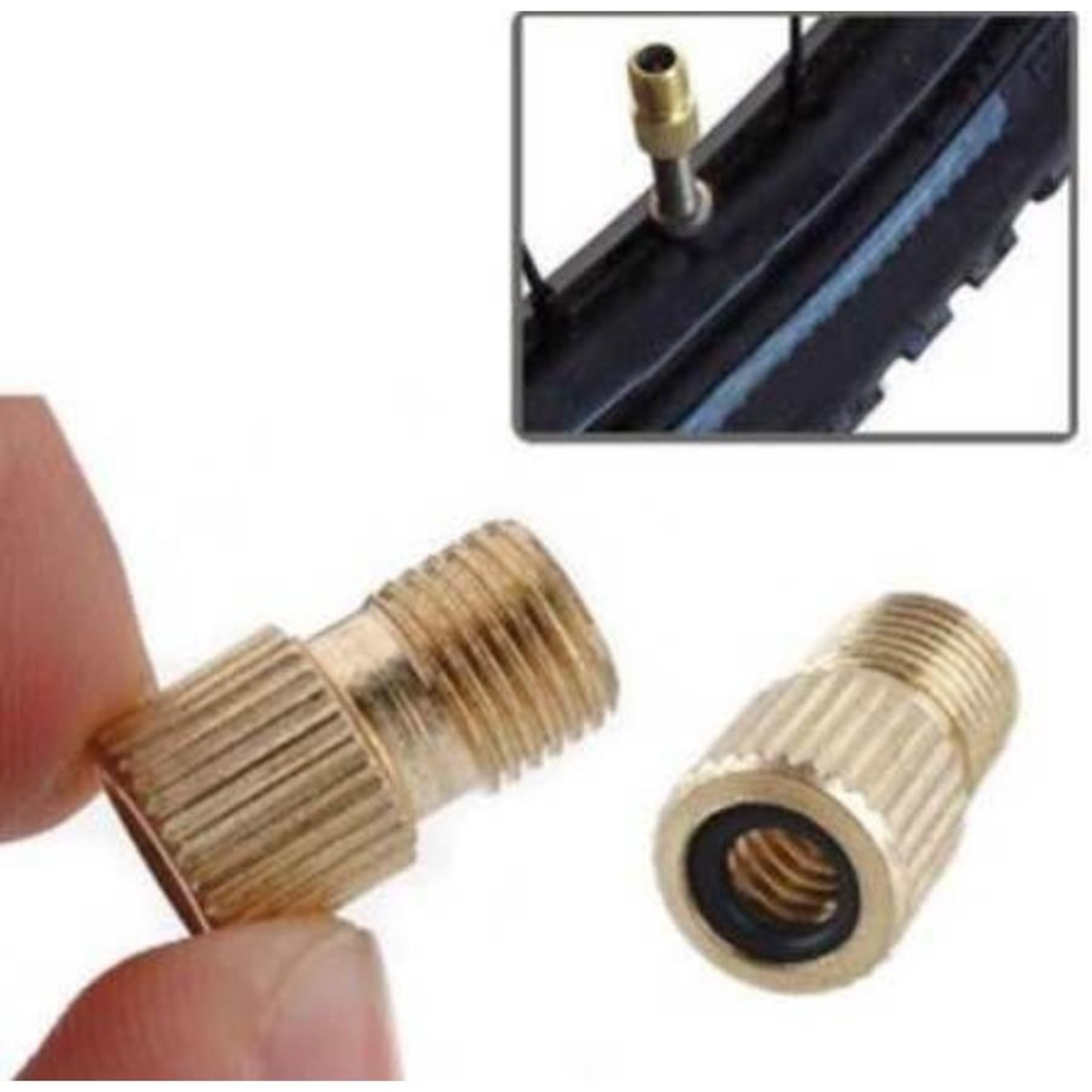 Adaptador de Válvula Presta para Schrader 21mm Centauro