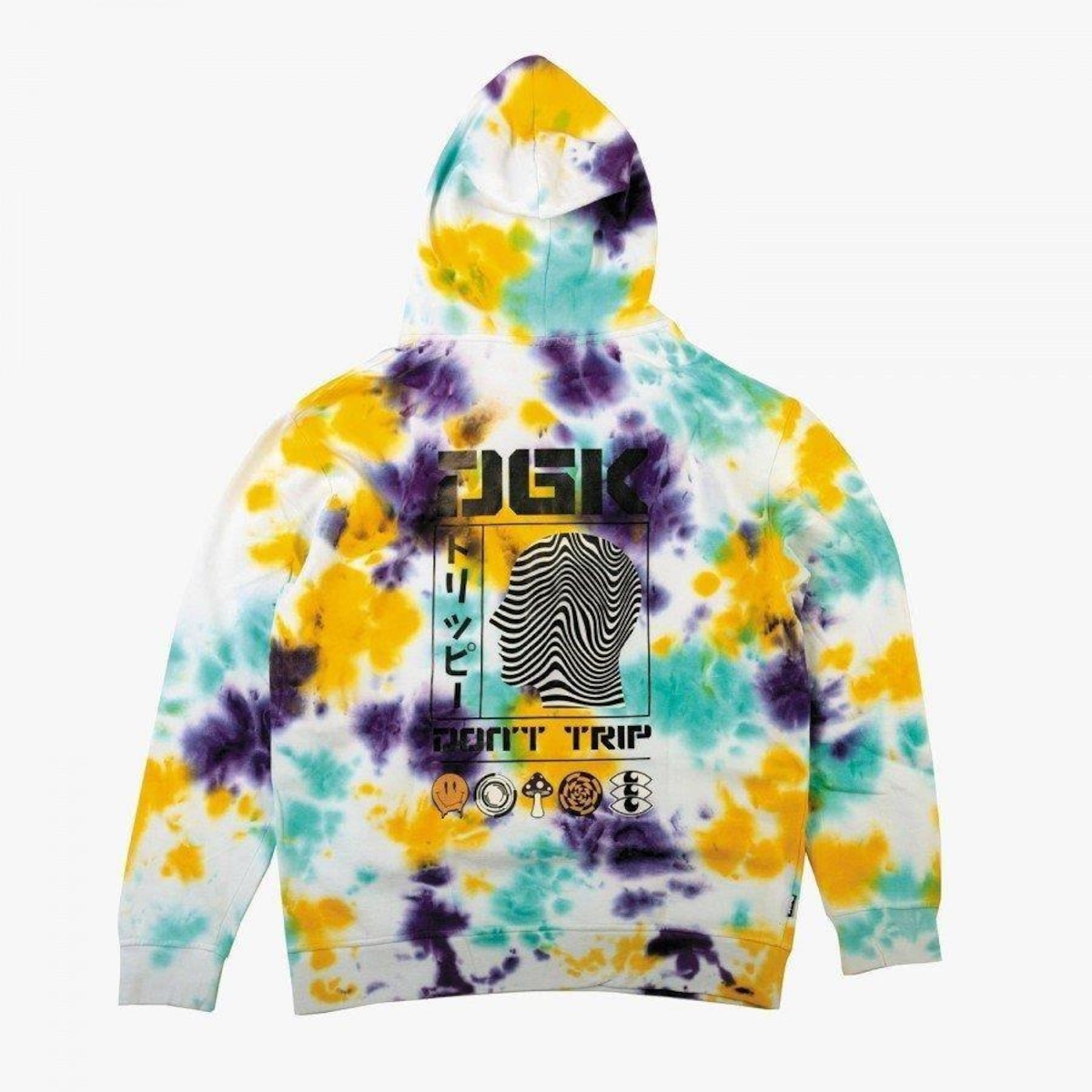 Blusão de Moletom DGK Tie Dye Psychedelic Hooded Fleece - Main Image