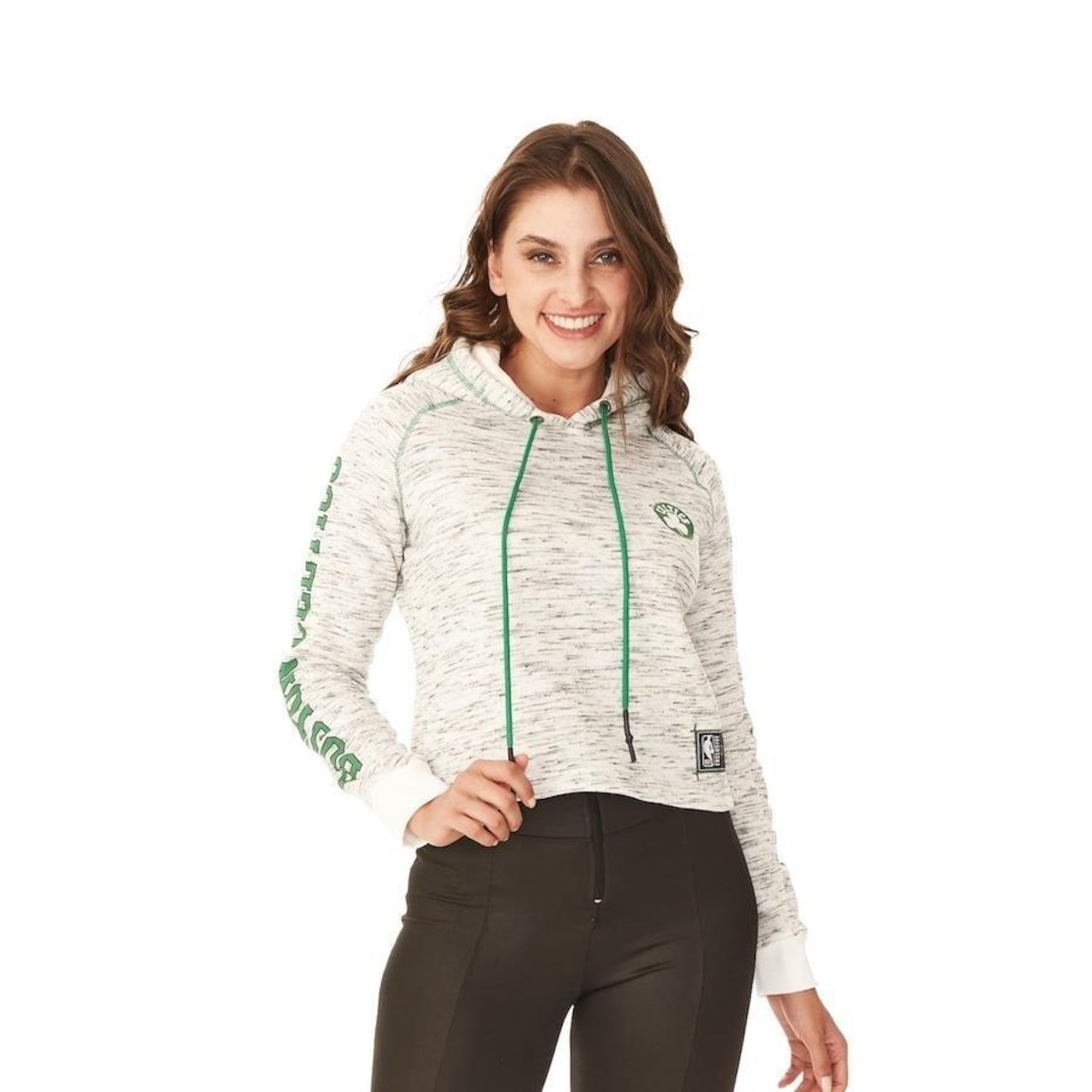 Blusão de Moletom com Capuz NBA Boston Celtics Feminino Centauro