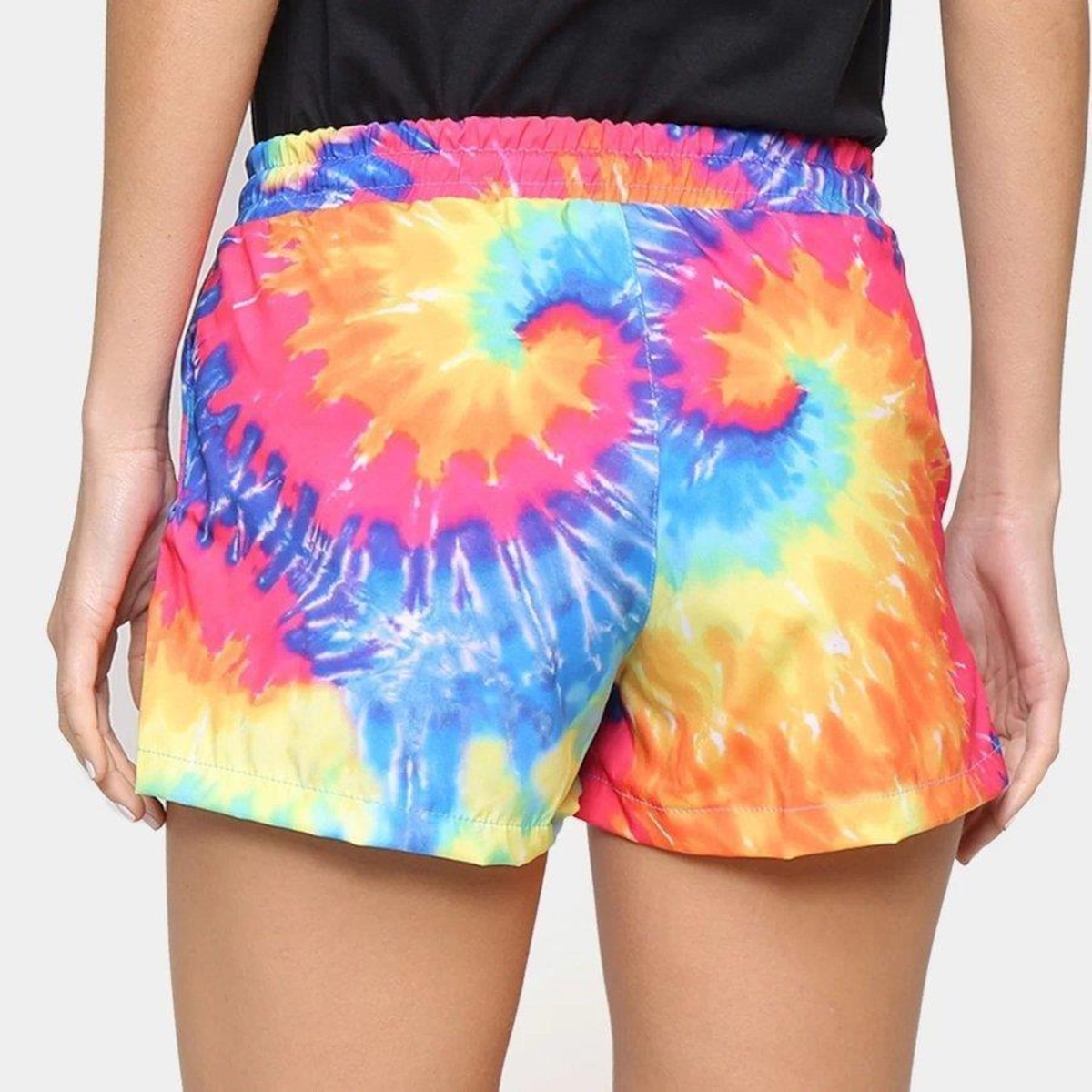 Shorts Qix De Tactel Tie Dye - Feminino | Centauro