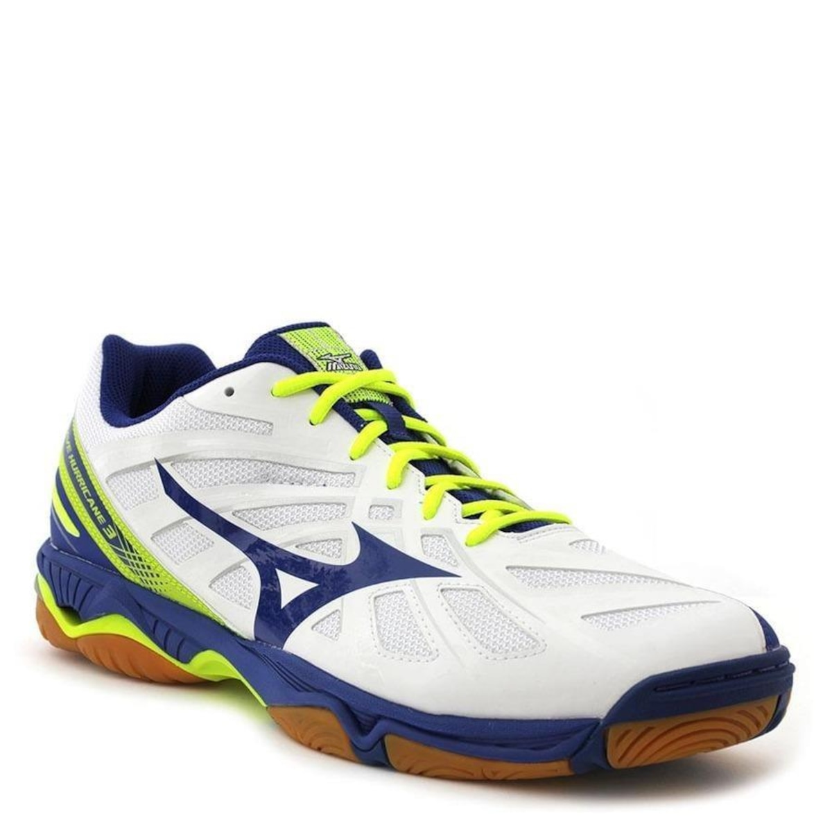 Mizuno WAVE DUEL 3 ホワイト/イエロー/ブルー Tênis Mizuno Wave Hurricane 3 Volei - Adulto | Centauro