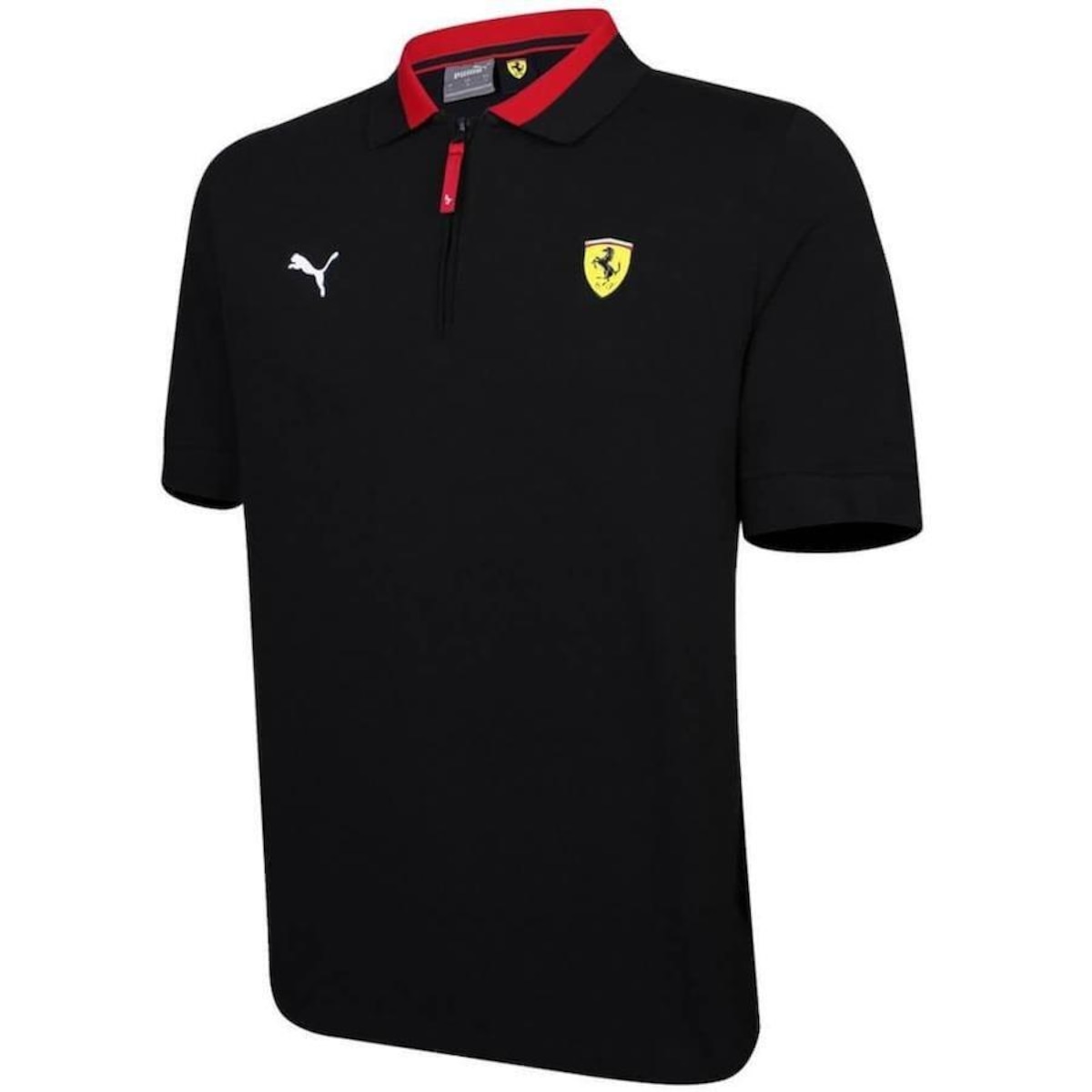 Camisa Polo Ferrari Camiseta Puma Ferrari Masculina Polo Puma