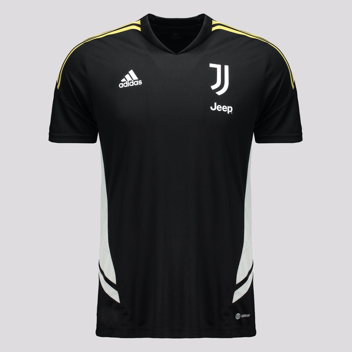 Treino Juventus 2023 Conjunto Juventus NiÃ±o Camisa Adidas