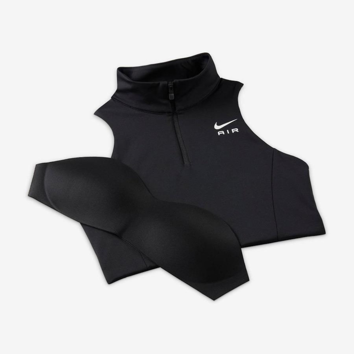 Top Fitness Nike Air Dri-FIT Swoosh Mock-Zip - Adulto | Centauro