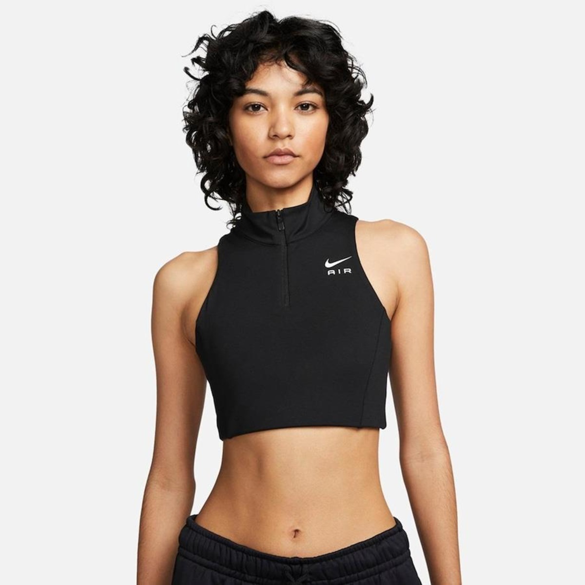 Top Fitness Nike Air Dri-FIT Swoosh Mock-Zip - Adulto | Centauro