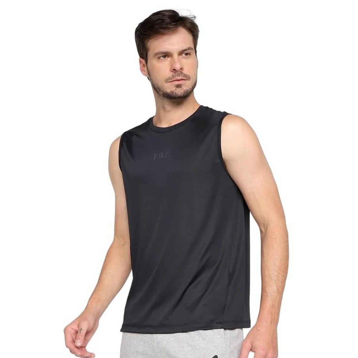 Camiseta Regata Fila Grid Masculina Centauro