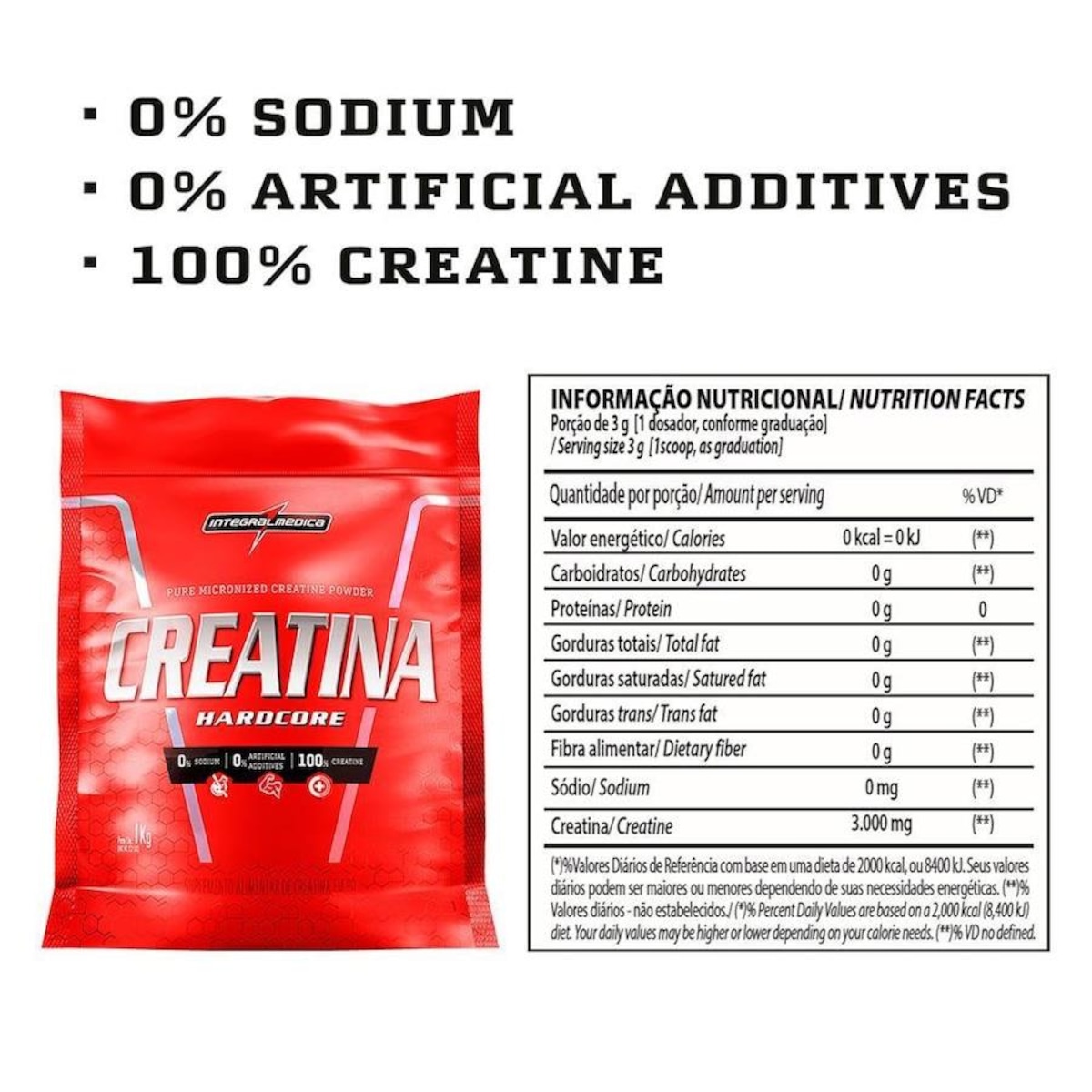 CREATINA 1KG INTEGRALMEDICA